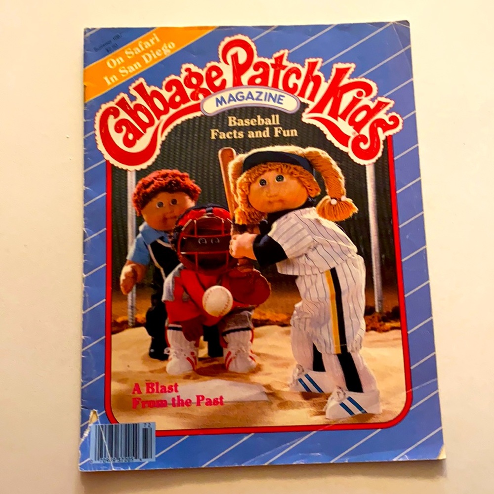 1987 cabbage patch kids magazine. Baseball facts